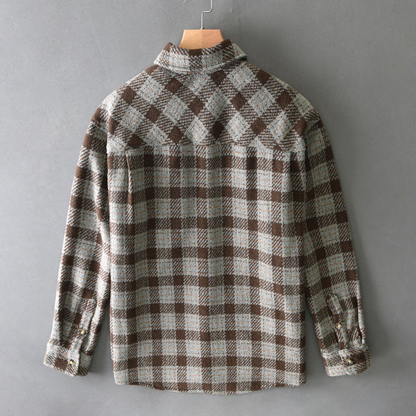 Dan Jackson Plaid Wool Shirt