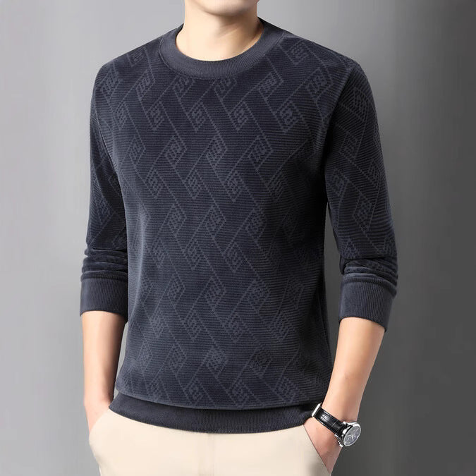 Ethan Cole Textured Knit Sweater