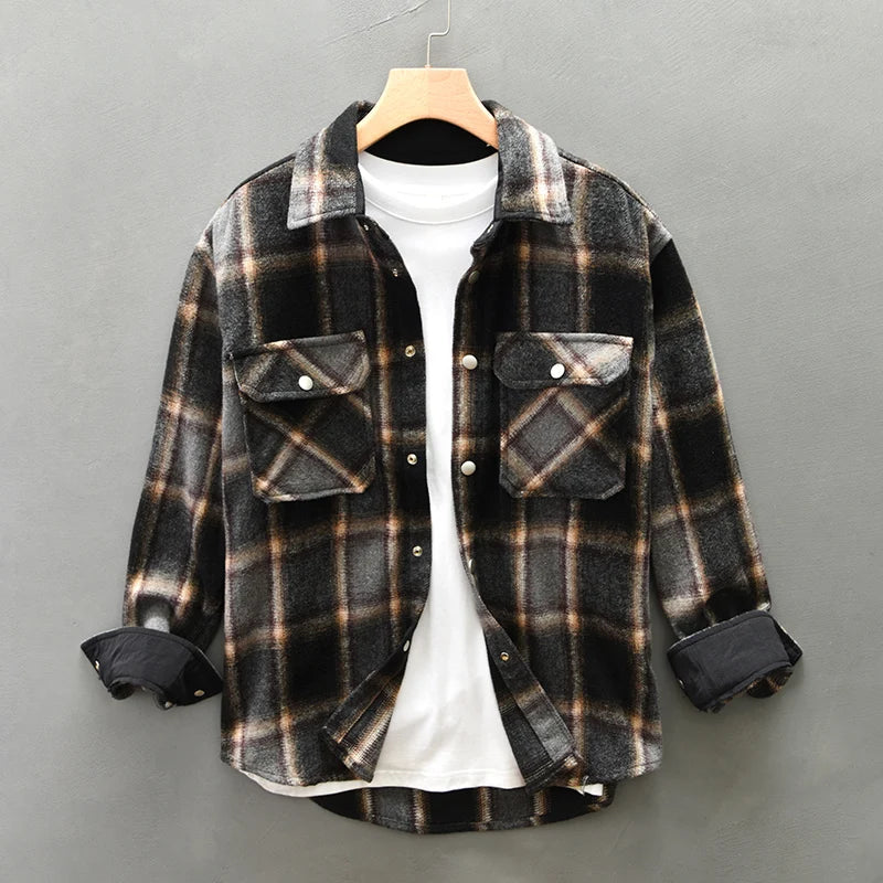 Caleb Morgan Brushed Cotton Overshirt