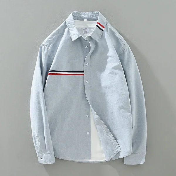 John Harris Striped Long Sleeve Shirt