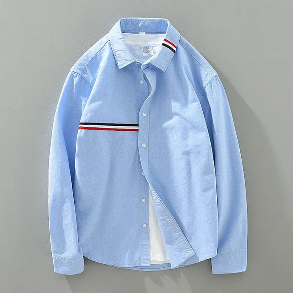 John Harris Striped Long Sleeve Shirt