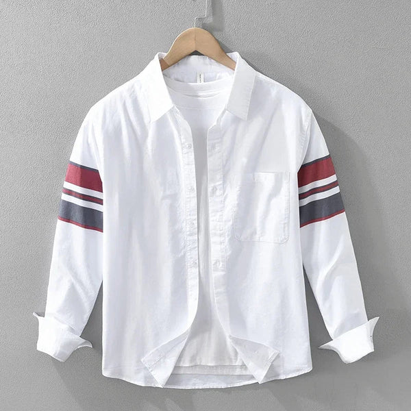 Logan Pierce Striped Cotton Shirt