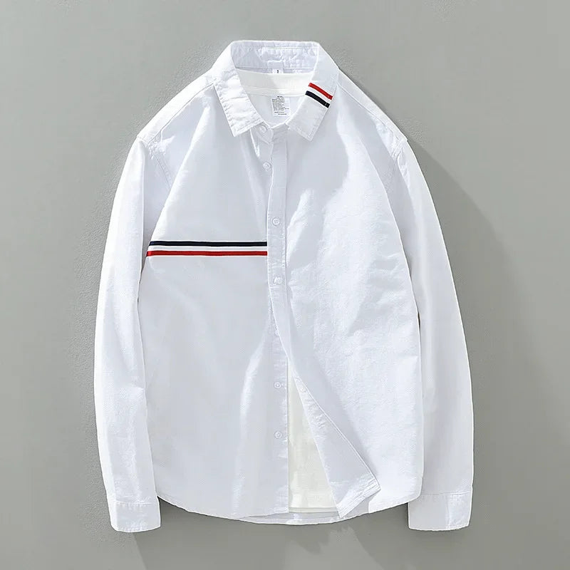 John Harris Striped Long Sleeve Shirt