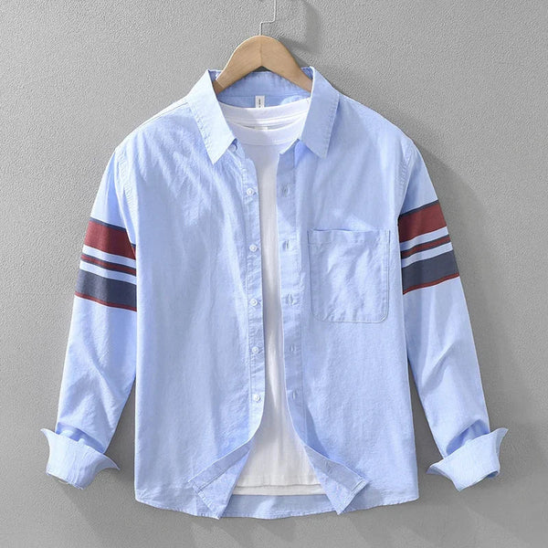 Logan Pierce Striped Cotton Shirt