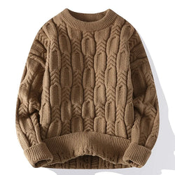 Heritage Cable Knit Wool Sweater