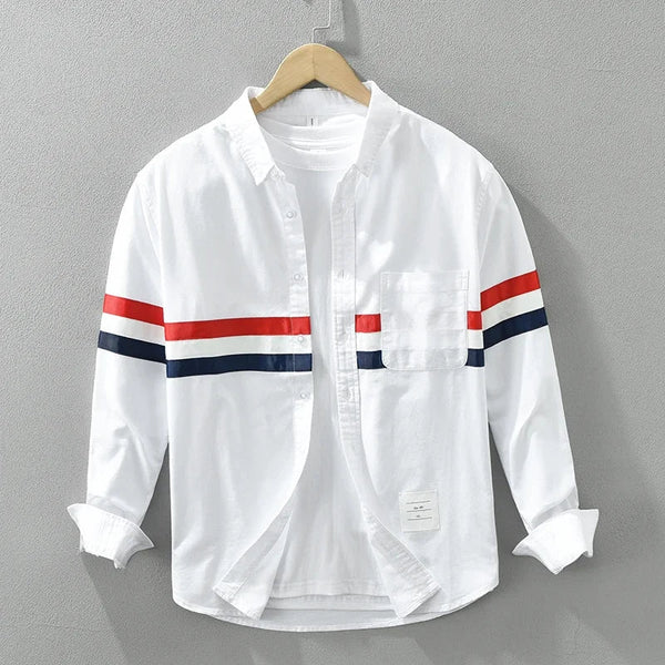 Logan Pierce Striped Long Sleeve Shirt