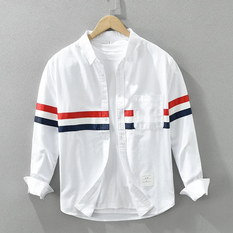 Logan Pierce Striped Long Sleeve Shirt