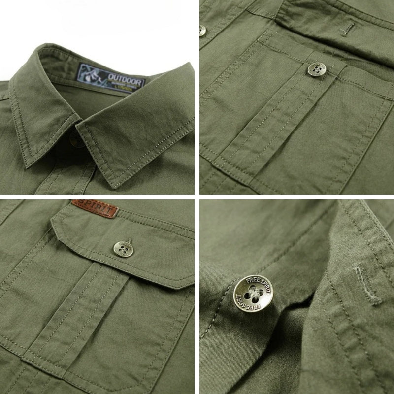 Caleb Morgan Utility Cotton Shirt